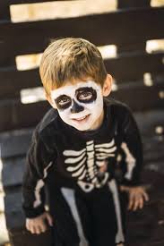 cute little boy wearing halloween