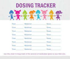 Dosing Charts For Infant Childrens Medicine