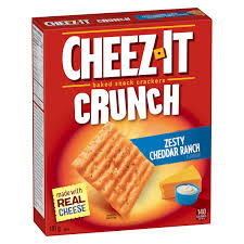 cheez it crunch zesty cheddar ranch
