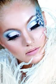 bright makeup fantasy portrait