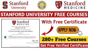 stanford university free courses