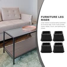 4 pcs couch riser bed leg extenders