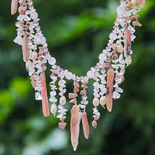 Multi Gemstone Waterfall Necklace