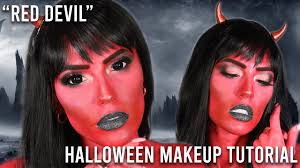 red devil makeup tutorial step by