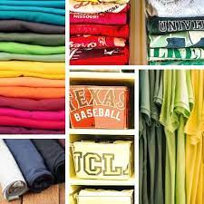 7 terrific ways to organize t shirts
