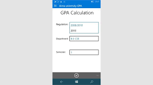 Here you can know how to calculate gpa. Get Anna University Gpa Microsoft Store En Al