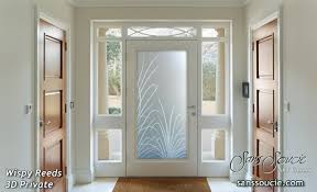 Private Etched Glass Doors