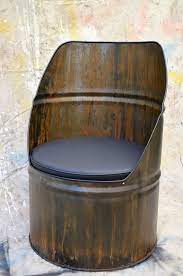 industrial furniture barrel chair w