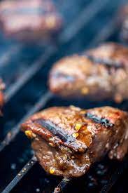 marinated grilled steak tips hot and