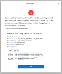 session state protection violation in p