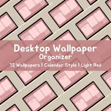 desktop wallpaper organizer calendar