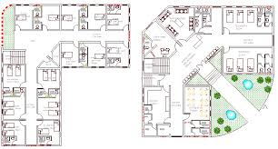 Guest House For Hospital Staff Dwg File