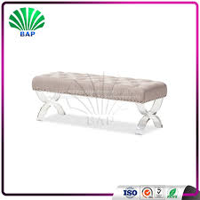 Or maybe you prefer the look of a storage bench seat at the end of your bed. Acrylic Bench Description About Luxury Bedroom Furniture Soft Cover Clear Lucite Bench Plexiglass Sex Sofa Chair With Acrylic Legs On China Suppliers Mobile 142819098