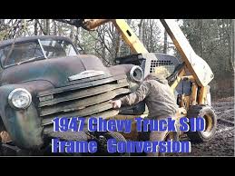 1947 chevy s10 frame conversion part 1