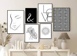 Black And White Wall Art Abstract Art