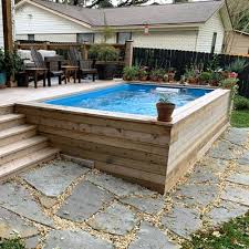 Above Ground Pool Deck Plans Small