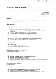 Resume For Apprentice Electrician Rome Fontanacountryinn Com