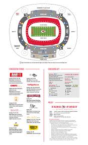 Arrowhead Seating Map Kansas City Chiefs Football Stadium