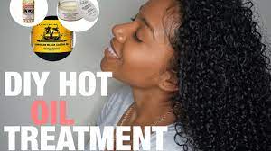 diy overnight hot oil treatment for dry