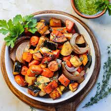 easy oven roasted root vegetables with