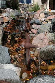 The Client Had An Old Water Pump And We Incorporated It Into
