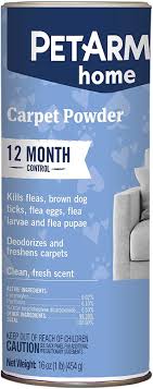 home carpet powder for fleas and ticks