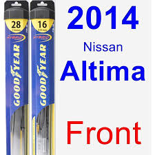 2014 Nissan Altima Wiper Blade Set Kit Front 2 Blades Hybrid