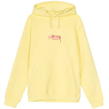 Stussy Designs Pullover Hood Lemon