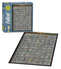 Usaopoly Fallout Perk Chart Patrol Puzzle 550 Piece 18x24
