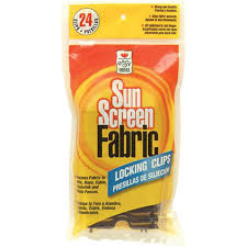 Sun Screen Fabric Locking Clip