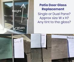 sliding patio door glass replacement