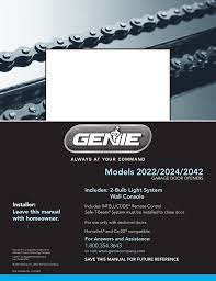 genie 2024 user manual 30 pages
