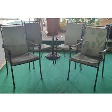 Metal Garden Chairs With Cushions H
