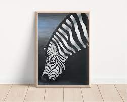 Zebra Printable Wall Art Bedroom Decor
