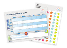 Solutions Reward Chart Sleep Resuable Sticker Stars