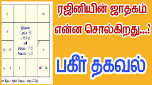70 Ageless Rajinikanth Astrology Chart In Tamil