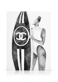 Surf In Style Canvas Chanel Surfboard