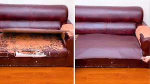 easiest way to repair your leather sofa