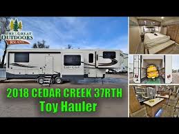 new luxury toy hauler 2018 cedar creek