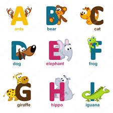 See & hear 140+ hilarious alphabet animals that will make your child learn and lol. Vektorgrafiken English Alphabet Animals Vektorbilder English Alphabet Animals Depositphotos