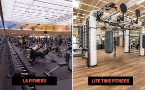 la fitness vs life time fitness