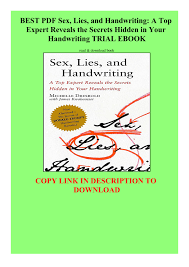 2 baruch 3:1 and i said: Best Pdf Sex Lies And Handwriting A Top Expert Reveals The Secrets Hidden In Your Handwriting Trial Ebook Baruch Oryan Flip Pdf Anyflip
