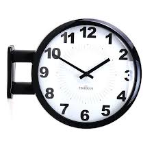 Double Sided Wall Clock Station Clock