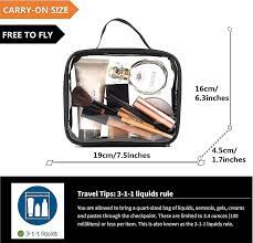 travel makeup bag zipper cosmetic pouch