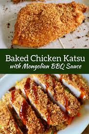 baked en katsu with mongolian bbq