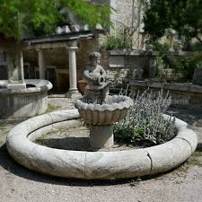 Beautiful Garden Fountain Decorated