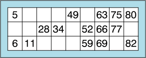 Bingo Card Wikipedia