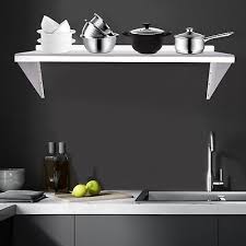 Stainless Steel Floating Shelves Wall