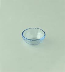 ikai asai blue glass condiment bowl