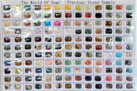 1580 00 Ct Semi Precious Stone Sample Chart
